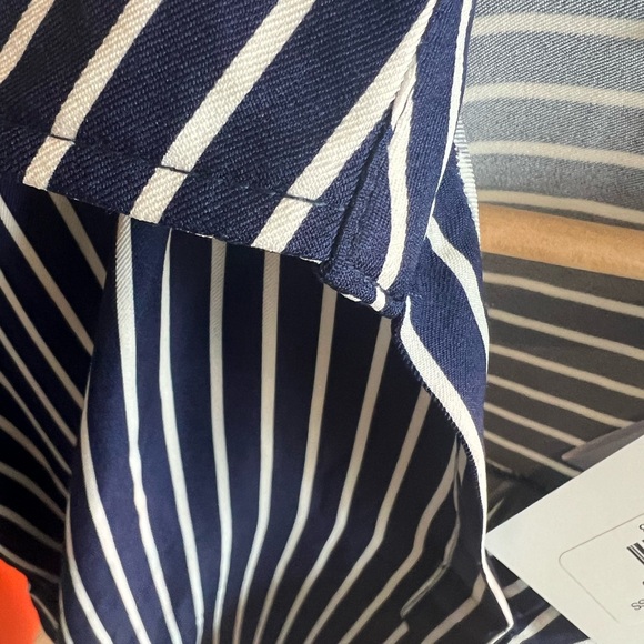 She + Sky Navy and White Striped Mini Dress- NWT - Picture 10 of 10